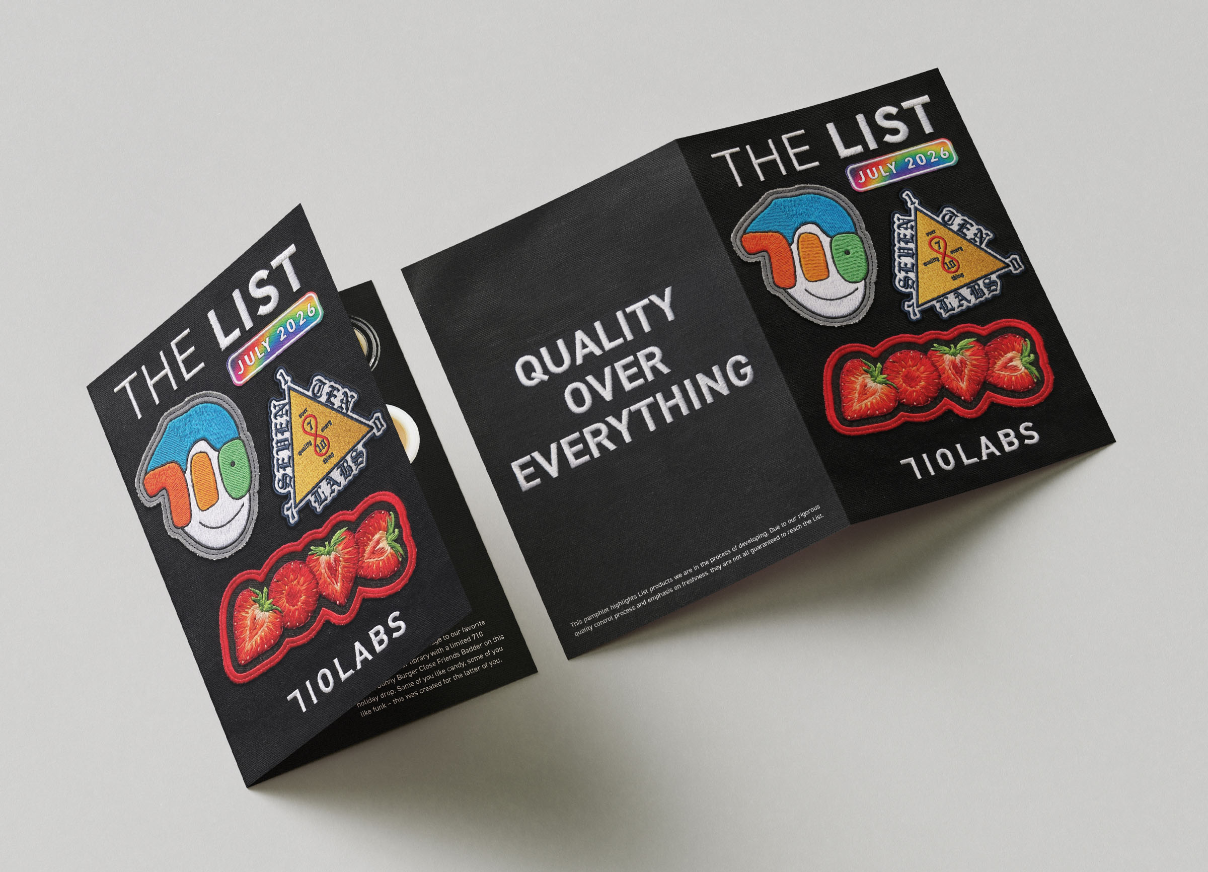 The List – Quarterly Drop Booklet
